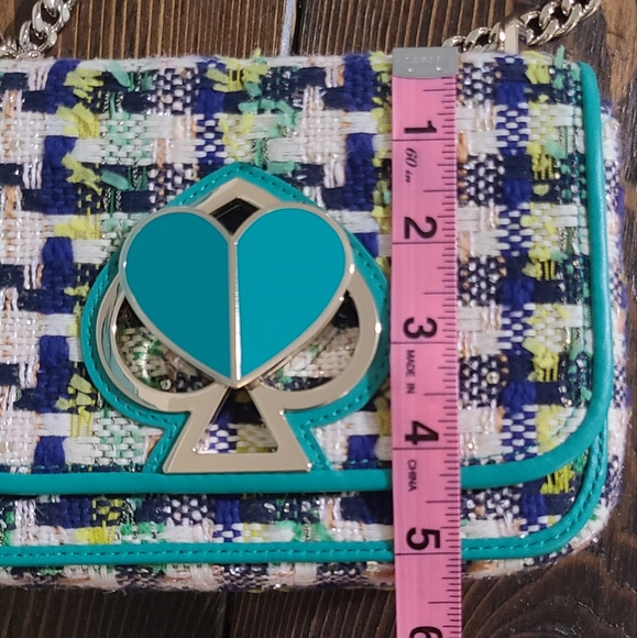 Kate Spade Nicola Tweed Twist Lock Bag - Picture 8 of 11